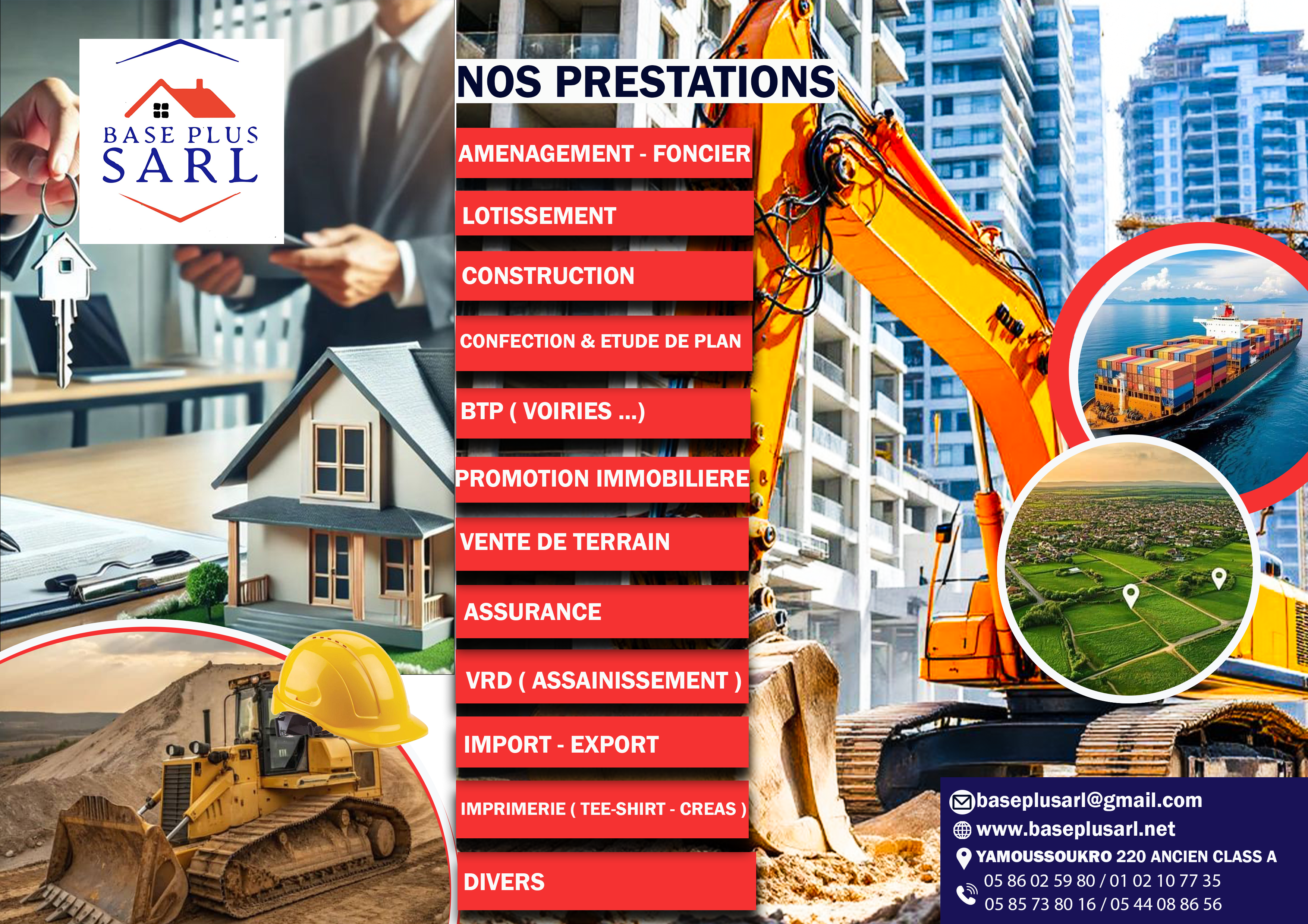 Prestations BASE PLUS SARL - Vue d'ensemble